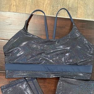 Zyia Twilight Metallic Luxe Sports bra